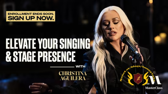 MasterClass – Elevate Your Singing and Stage Presence with Christina Aguilera
